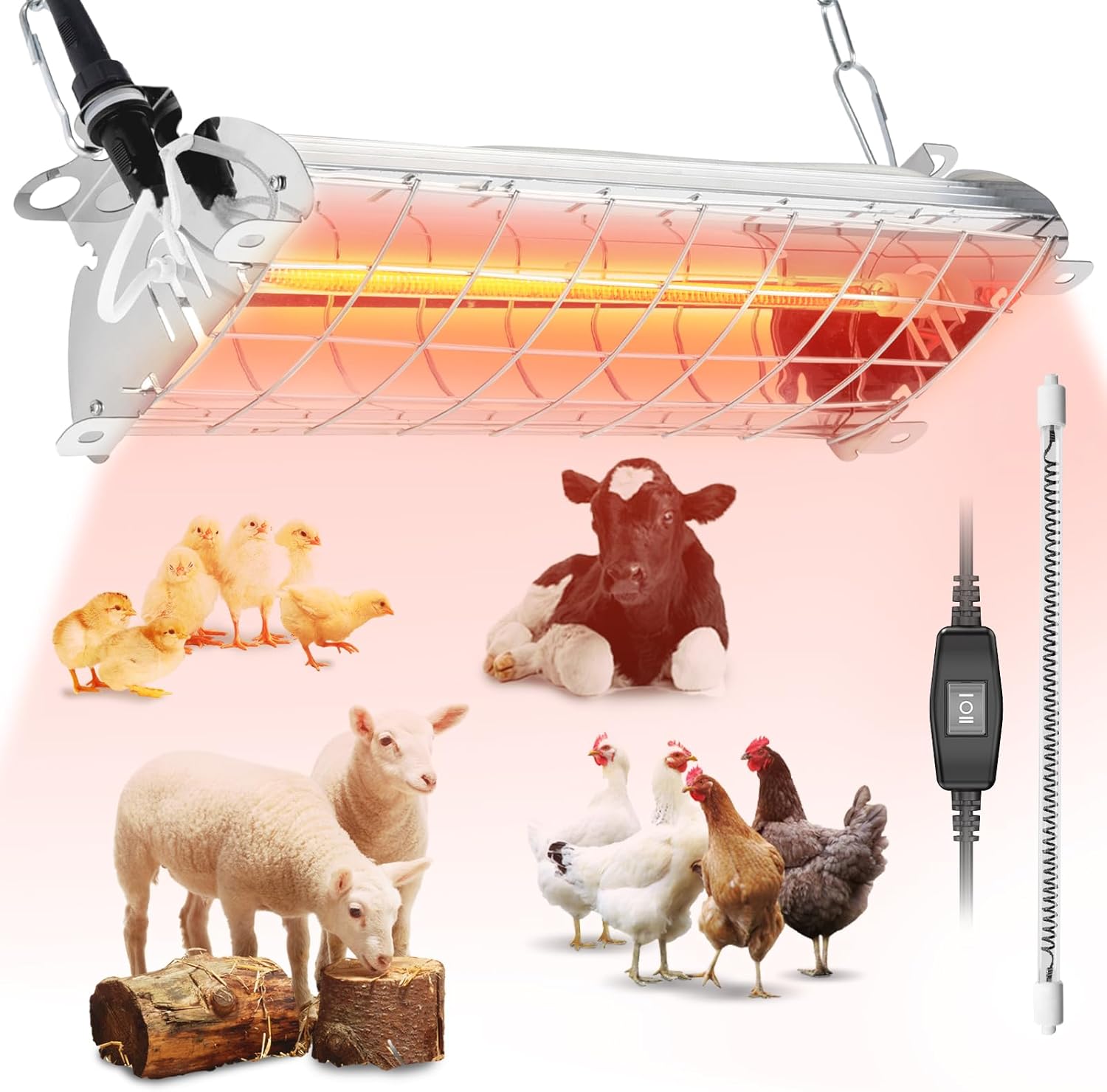 Lampa hodowlana do ciężkich zadań