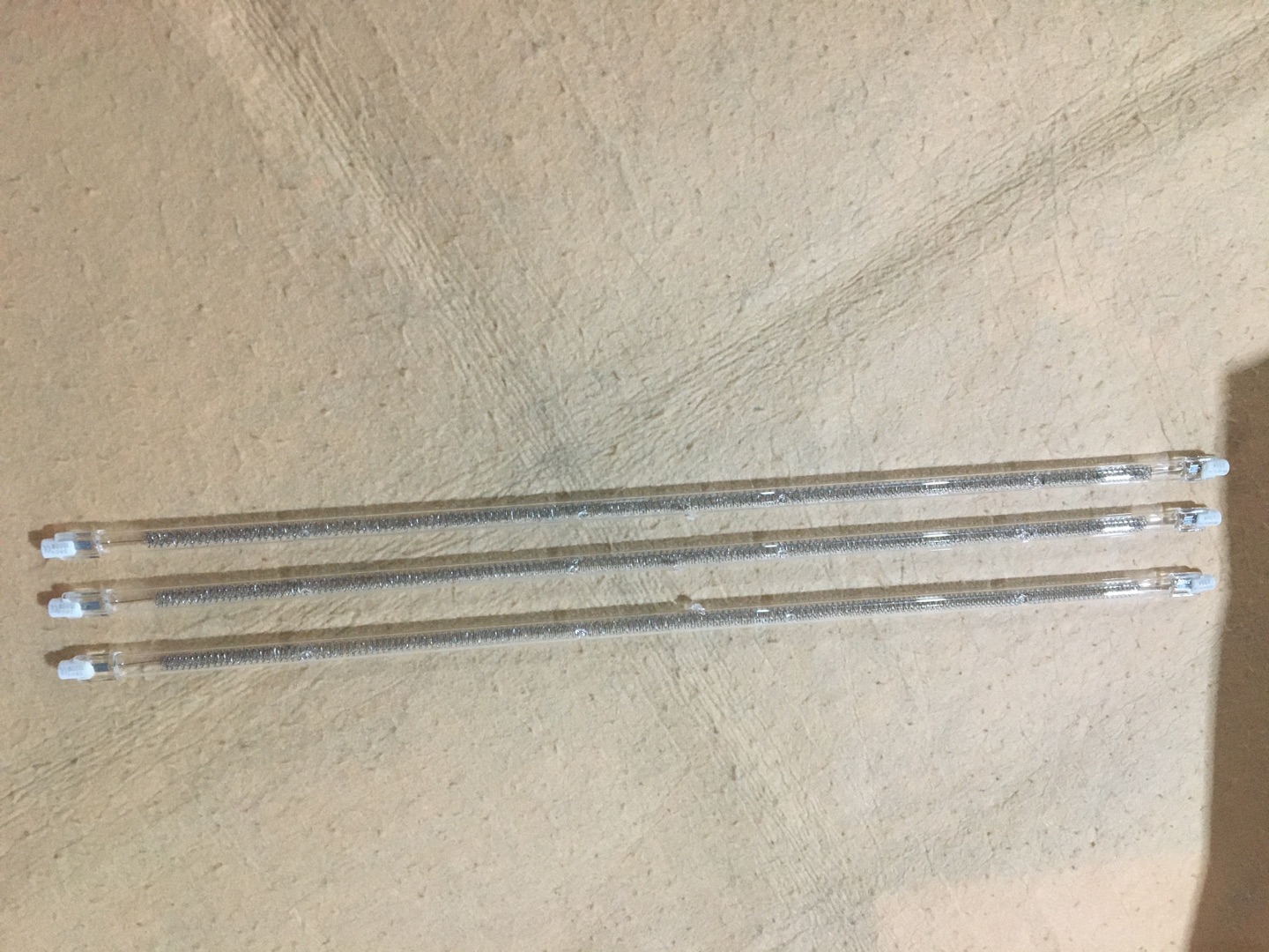 Electric heater parts 470mm 600w halogen bulbs for laboratory dyeing machine