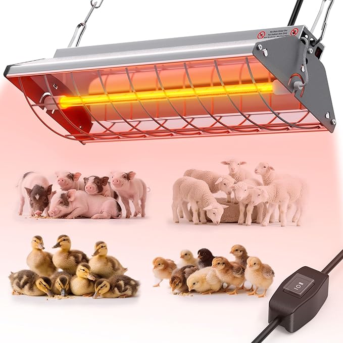 Lampa grzewcza dla zwierząt gospodarskich hurtowo